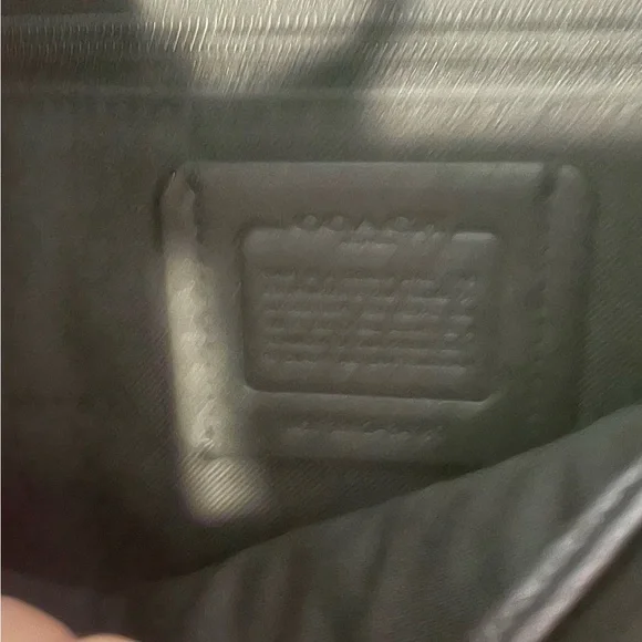 Coach Platinum Leather Messenger Bag - Picture 3 of 7